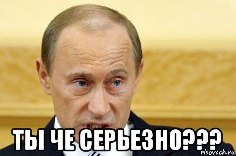  ты че серьезно???, Мем путин