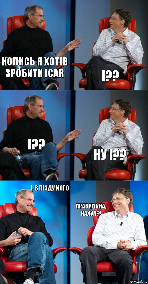 Колись я хотів зробити ісаr І?? І?? Ну і?? І, В Пізду його Правильна, нахуя?!