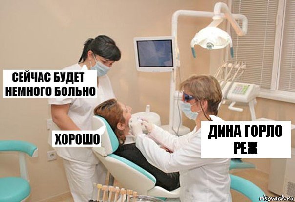 ДИНА горло реж