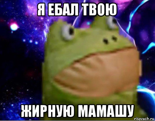 я ебал твою жирную мамашу
