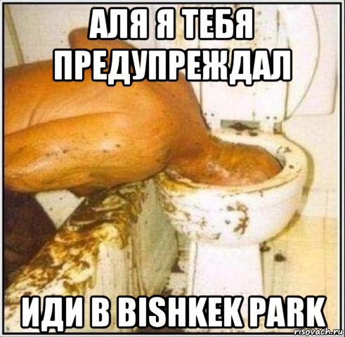 аля я тебя предупреждал иди в bishkek park, Мем Дайвер