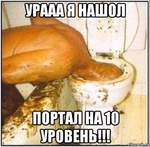 урааа я нашол портал на 10 уровень!!!, Мем Дайвер