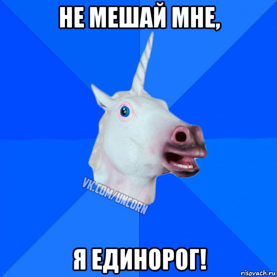 не мешай мне, я единорог!, Мем Единорог