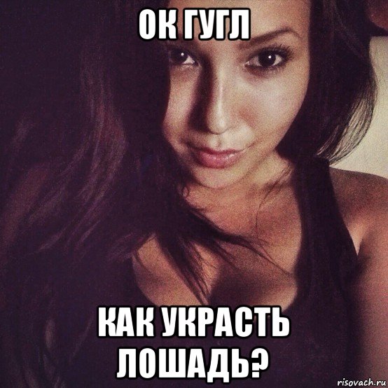 ок гугл как украсть лошадь?