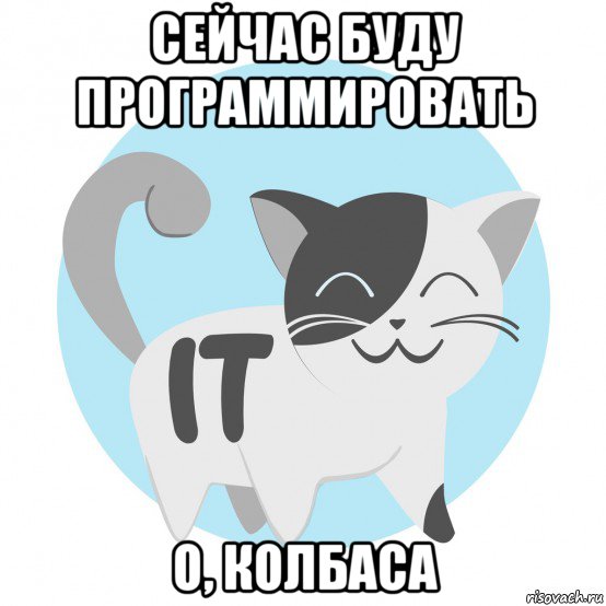 сейчас буду программировать о, колбаса
