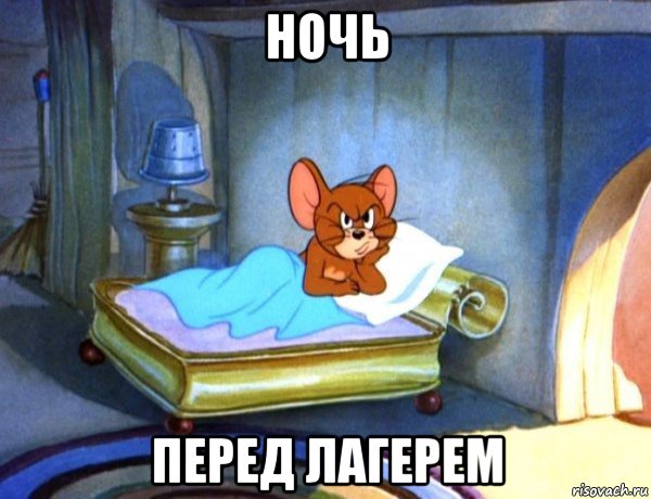 ночь перед лагерем