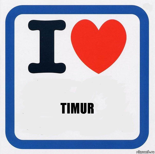Timur, Комикс I love