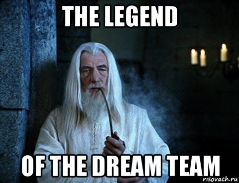 the legend of the dream team, Мем властелин колец