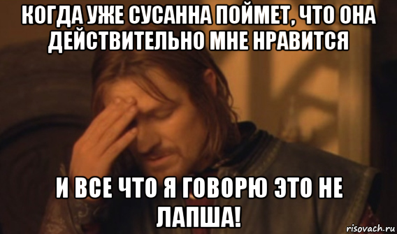 когда уже сусанна поймет, что она действительно мне нравится и все что я говорю это не лапша!, Мем Закрывает лицо