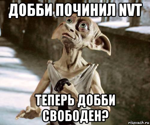 добби починил nvt теперь добби свободен?, Мем Добби свободен