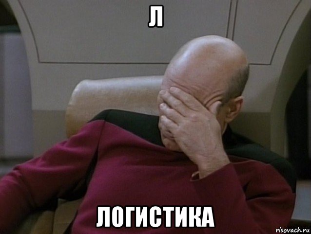 л логистика, Мем FACEPALm