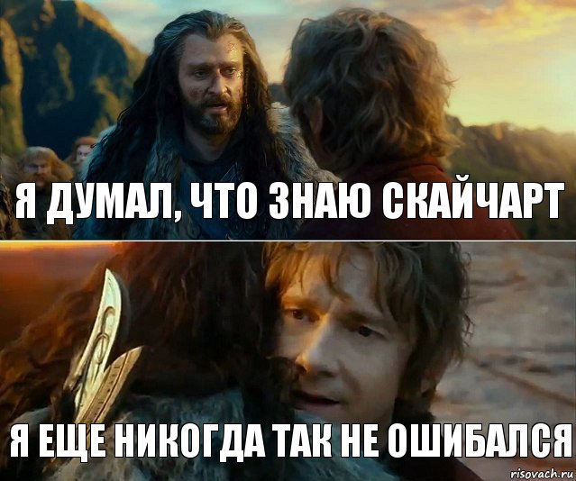 я думал, что знаю скайчарт я еще никогда так не ошибался, Комикс Я никогда еще так не ошибался