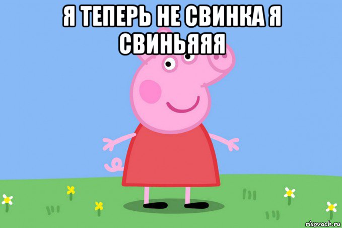 я теперь не свинка я свиньяяя 