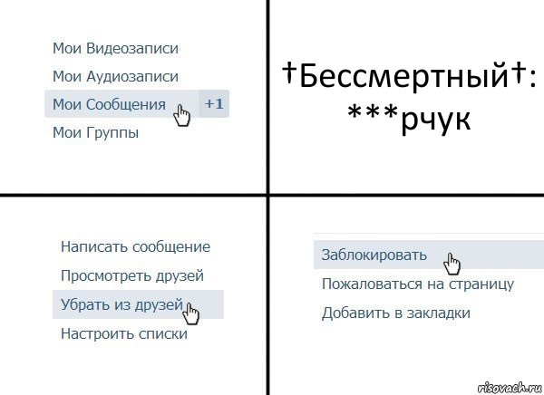 †Бессмертный†: ***рчук, Комикс  Удалить из друзей