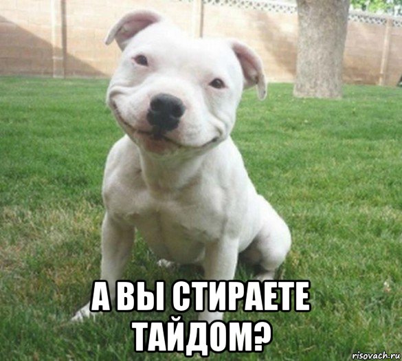  а вы стираете тайдом?