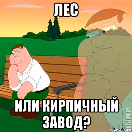 лес или кирпичный завод?