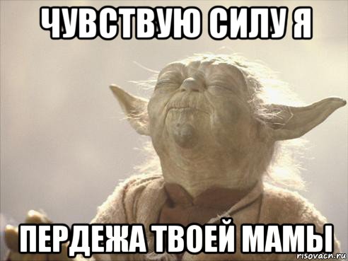 чувствую силу я пердежа твоей мамы