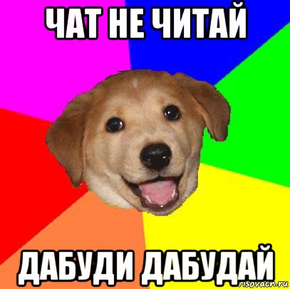 чат не читай дабуди дабудай, Мем Advice Dog