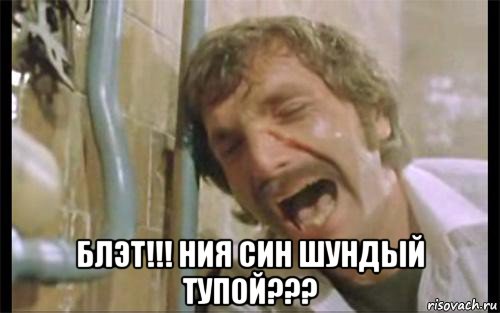  блэт!!! ния син шундый тупой???