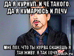 да я курнул. и чё такого. да я кумарюсь и лечу мне пох. что ты курва скажешь я так живу. я так хочу