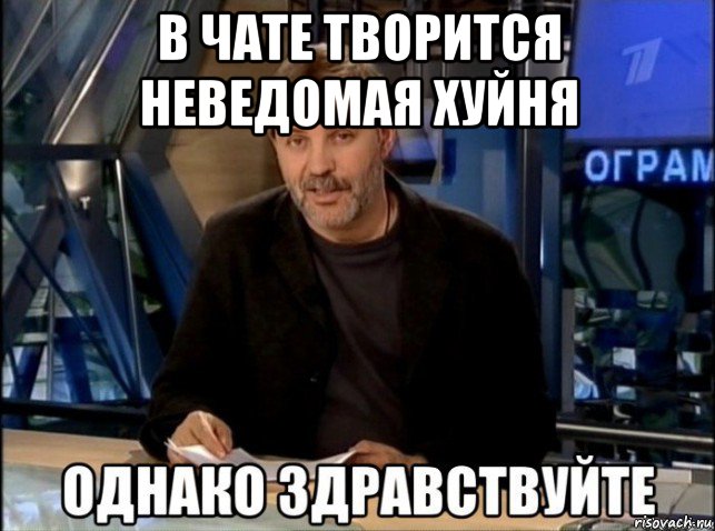 в чате творится неведомая хуйня 