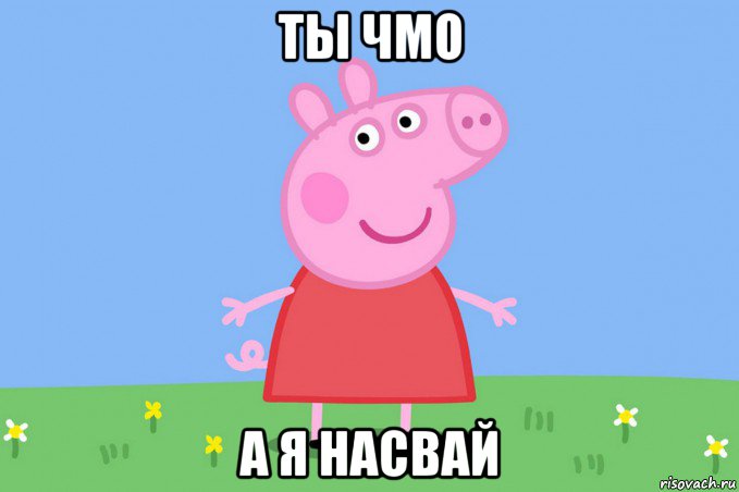 ты чмо а я насвай