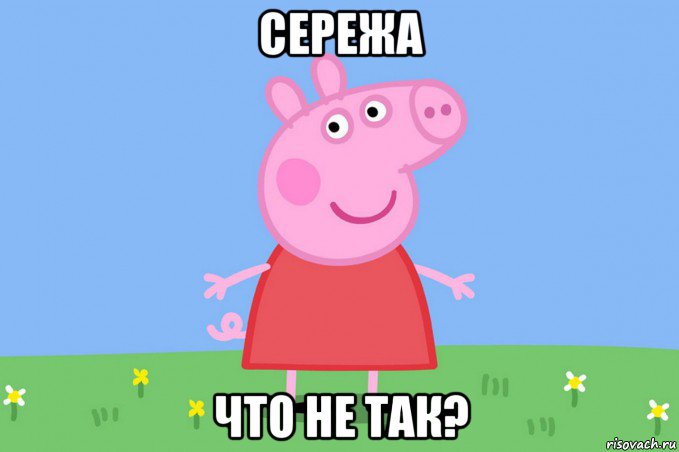 сережа что не так?, Мем Пеппа