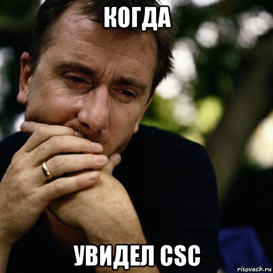 когда увидел csc
