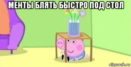 менты блять быстро под стол 