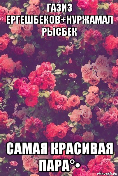газиз ергешбеков+нуржамал рысбек самая красивая пара°•
