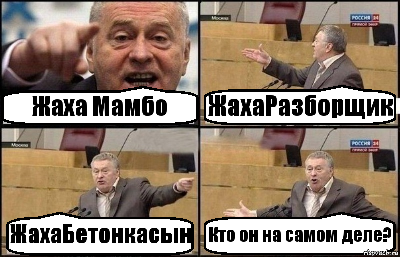 Жаха Мамбо ЖахаРазборщик ЖахаБетонкасын Кто он на самом деле?, Комикс Жириновский