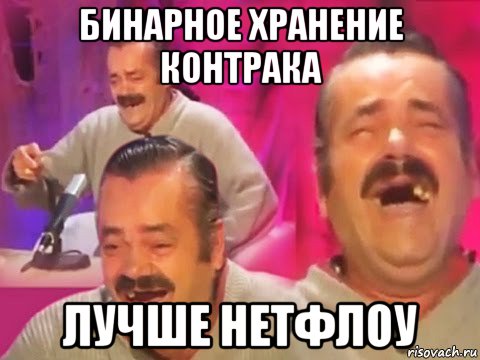 бинарное хранение контрака лучше нетфлоу
