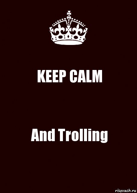 KEEP CALM And Trolling, Комикс keep calm