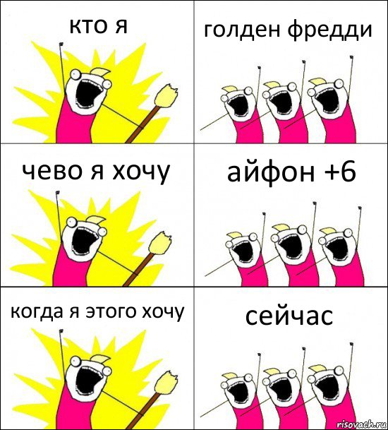 кто я голден фредди чево я хочу айфон +6 когда я этого хочу сейчас, Комикс кто мы