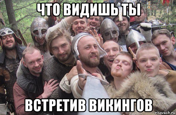 что видишь ты встретив викингов