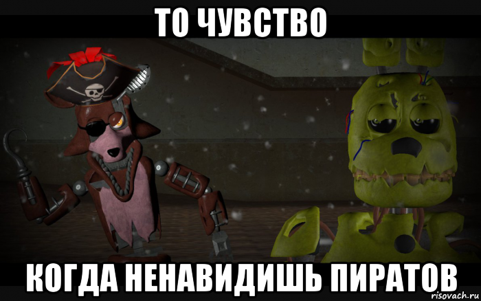 то чувство когда ненавидишь пиратов