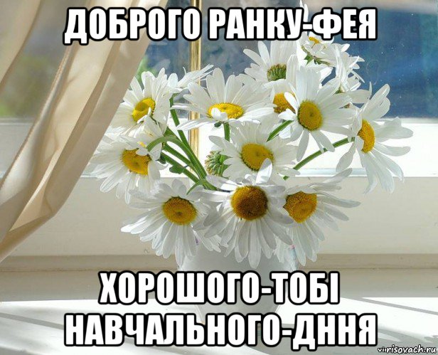 доброго ранку-фея хорошого-тобі навчального-дння