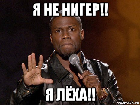 я не нигер!! я лёха!!