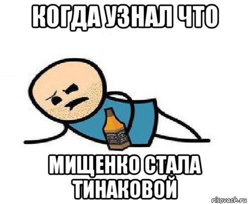 когда узнал что мищенко стала тинаковой