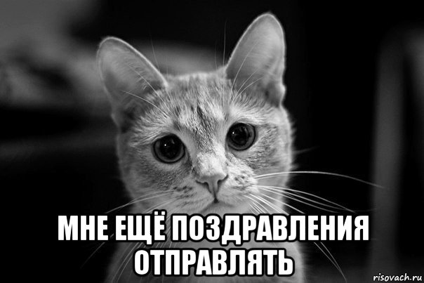  мне ещё поздравления отправлять