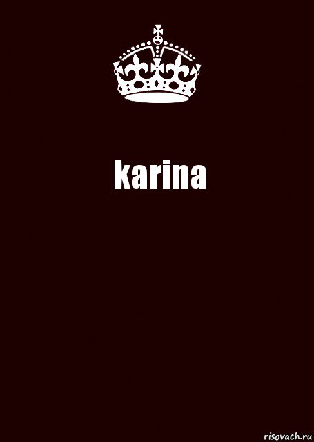 karina , Комикс keep calm