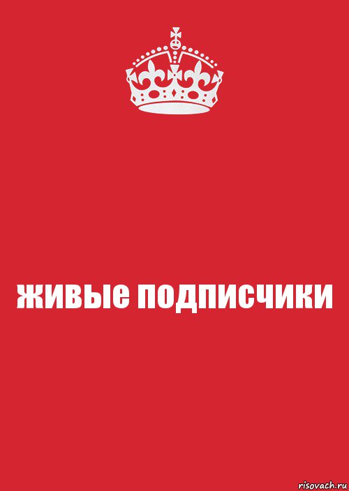 живые подписчики, Комикс Keep Calm 3