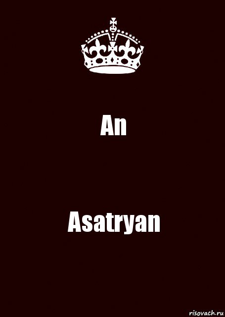 An Asatryan, Комикс keep calm