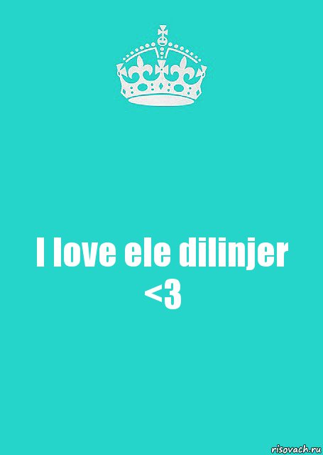 I love ele dilinjer <3