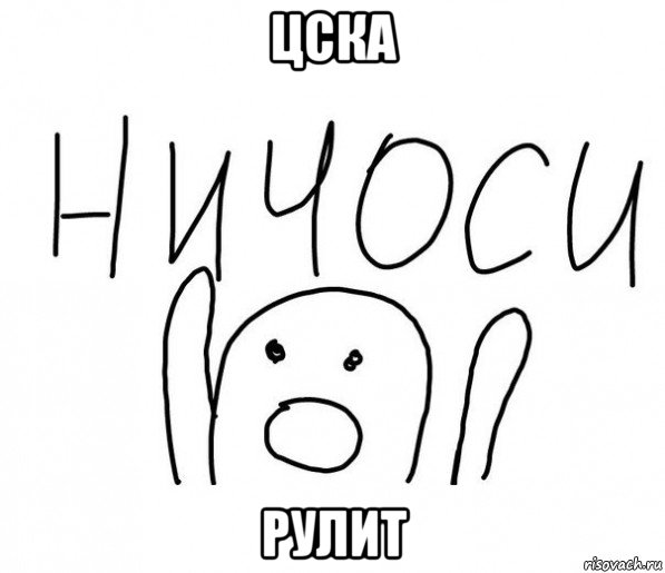 цска рулит, Мем  Ничоси