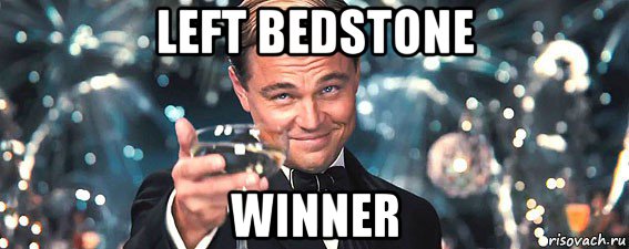 left bedstone winner, Мем  старина Гэтсби