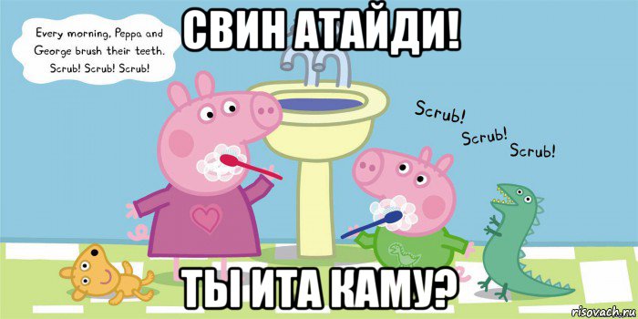 свин атайди! ты ита каму?