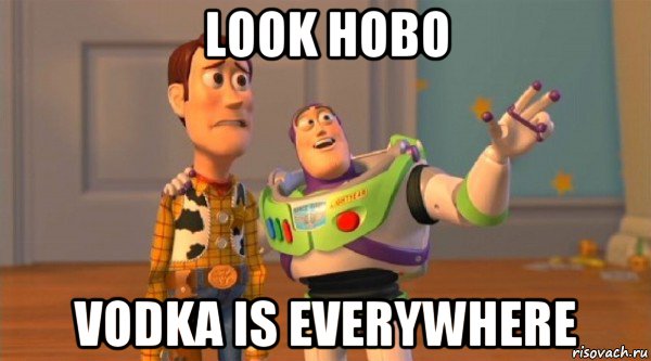 look hobo vodka is everywhere