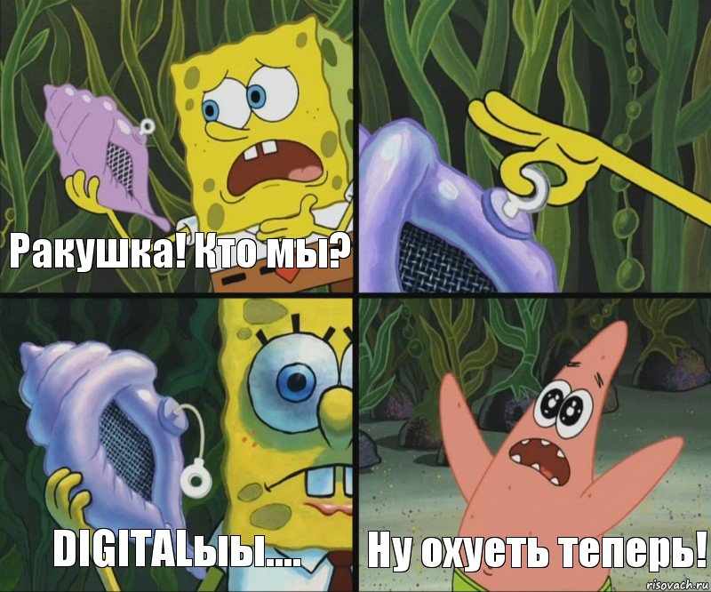 Ракушка! Кто мы? DIGITALыы.... Ну охуеть теперь!