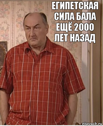 Египетская сила бала ещё 2000 лет назад, Комикс Николай Петрович Воронин